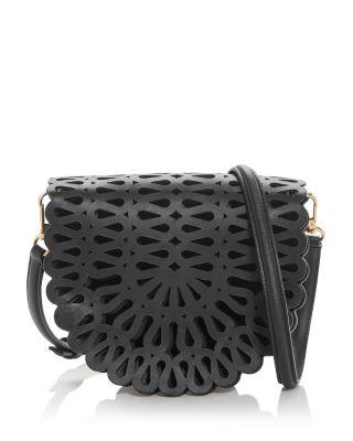 McCall Laser Cut Leather Clutch by SIMKHAI