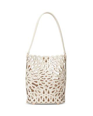 McCall Laser Cut Nappa Leather Tote by SIMKHAI