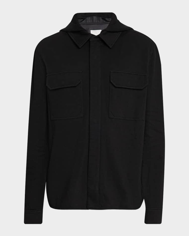 Men's Travis Hooded Shirt Jacket by SIMKHAI