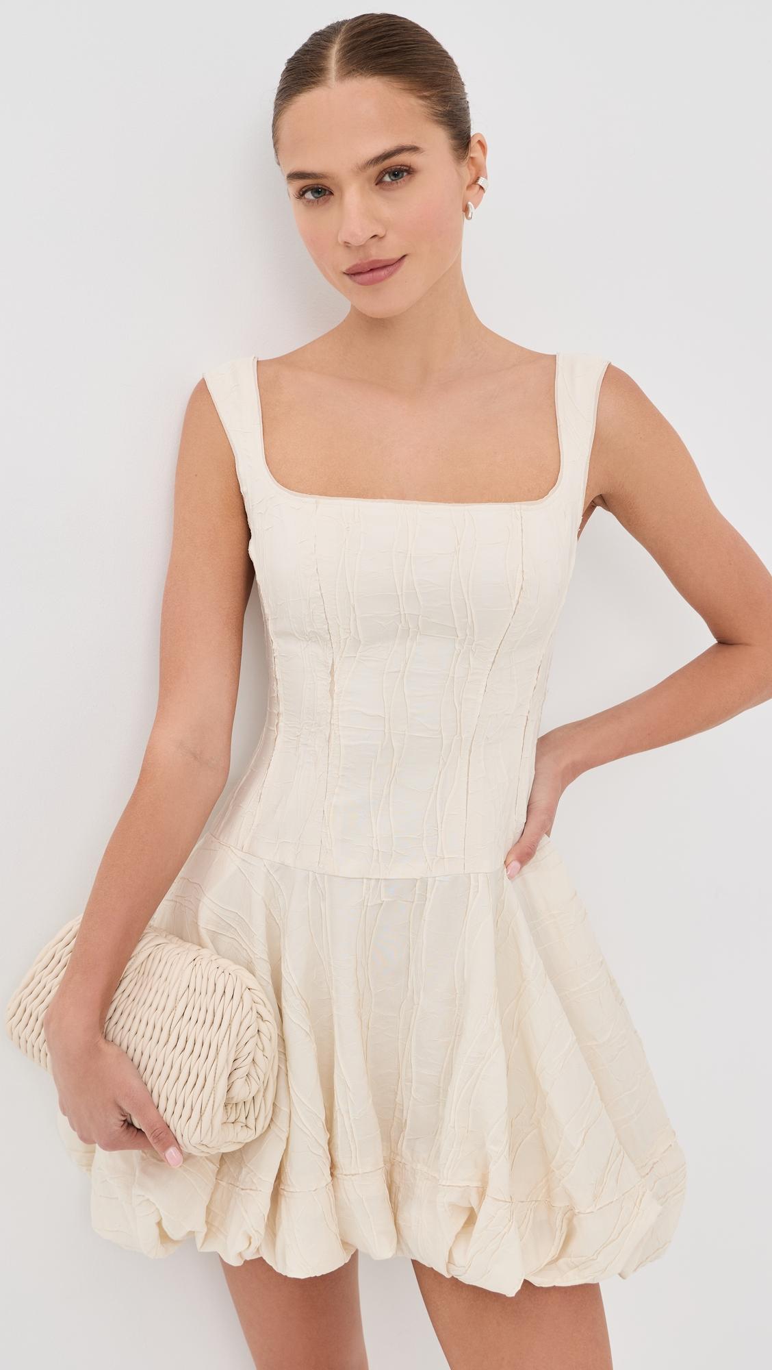 Nattie Bubble Mini Dress by SIMKHAI