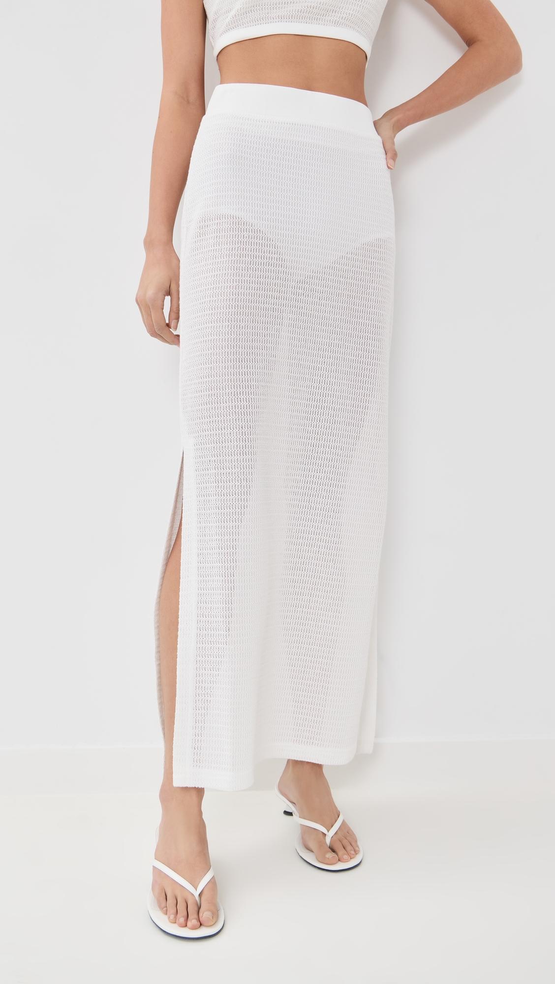 Nicky Midi Skirt by SIMKHAI