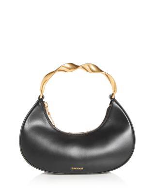 Nixi Twist Leather Top Handle Bag by SIMKHAI