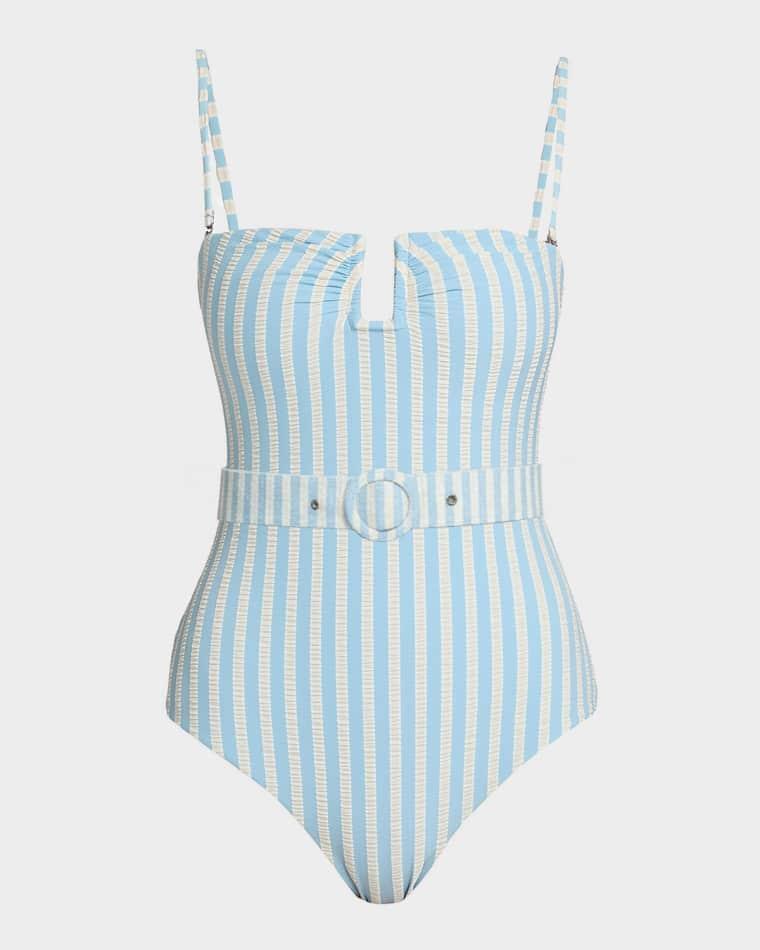 Noa Bandeau One-Piece Swimsuit by SIMKHAI