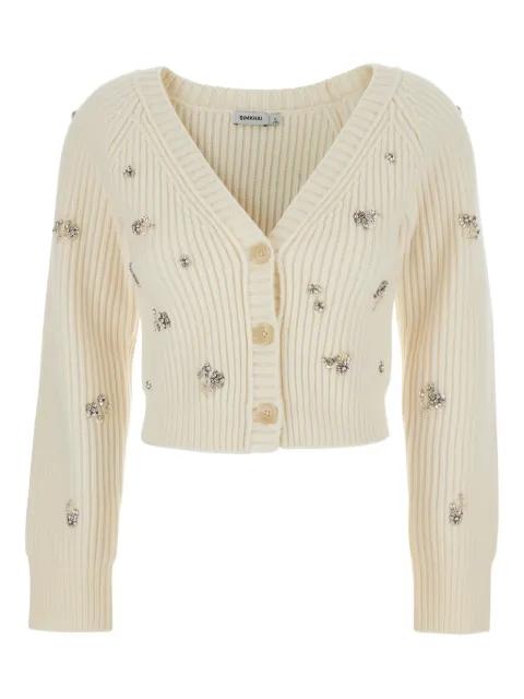 Novah rhinestone-embellishment cardigan by SIMKHAI