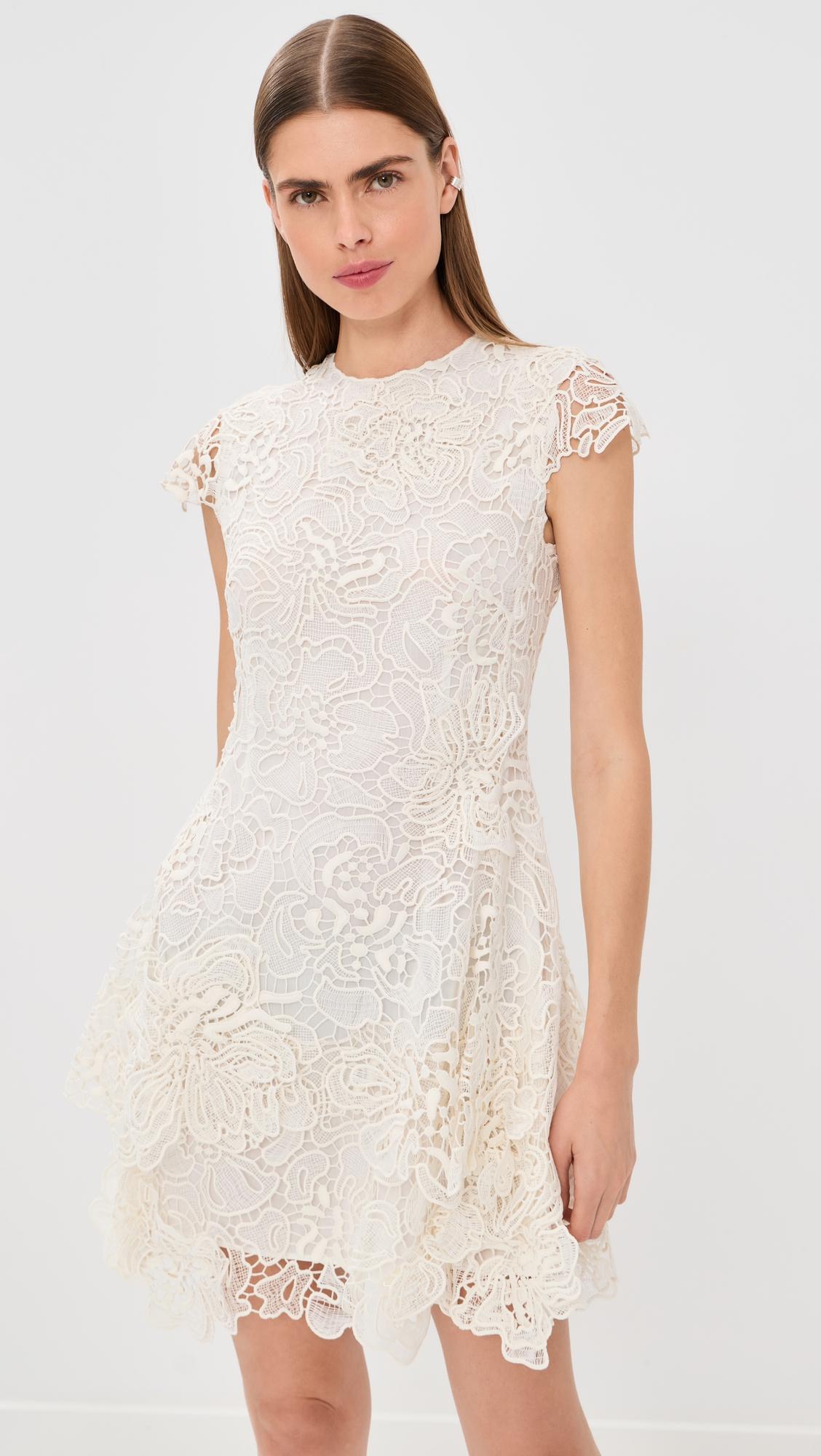 Novelle Lace Mini Dress by SIMKHAI