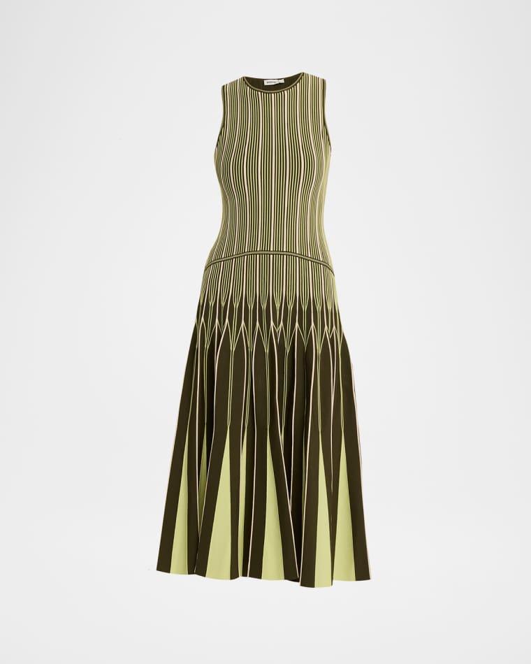 Oaklen Sleeveless Midi Dress by SIMKHAI