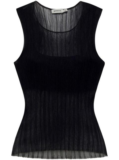 Oakley semi-sheer tank top by SIMKHAI