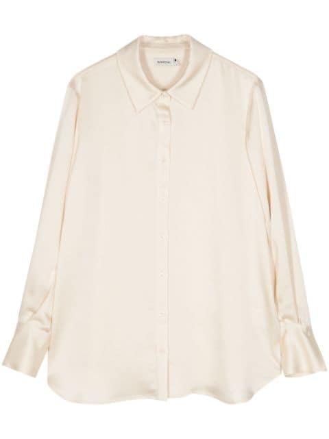Olsen satin shirt by SIMKHAI