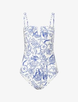 Ottilie Strapless Swimsuit by SIMKHAI