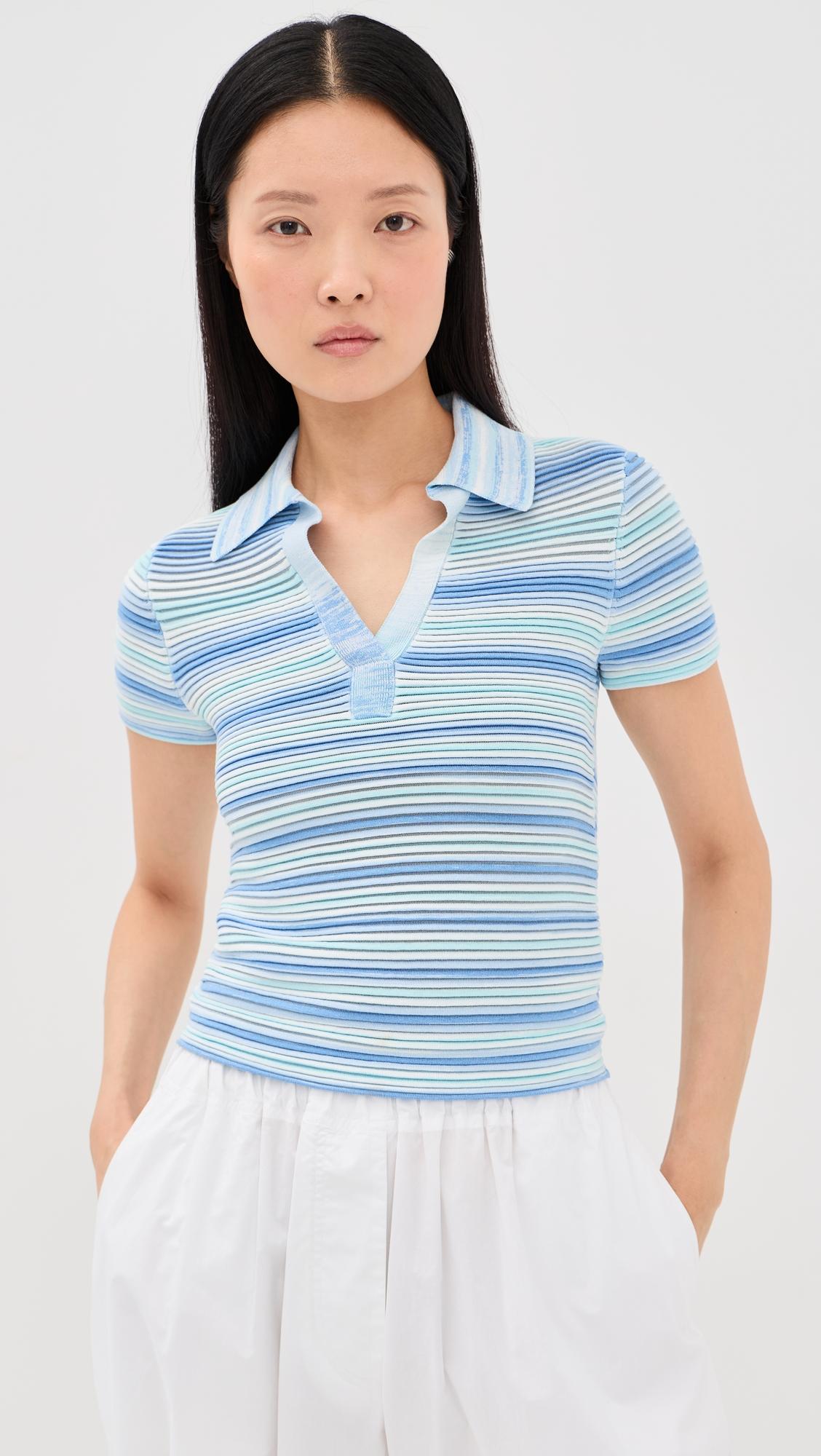 Paxton Knit Polo by SIMKHAI