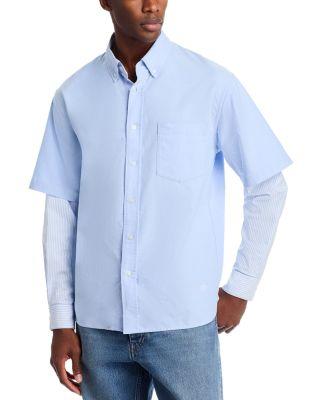 Quade Double Sleeve Button Down Shirt by SIMKHAI