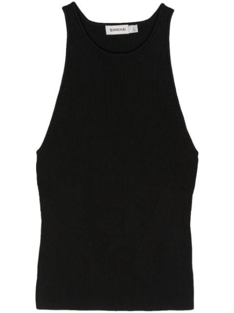 Reza ribbed tank top by SIMKHAI
