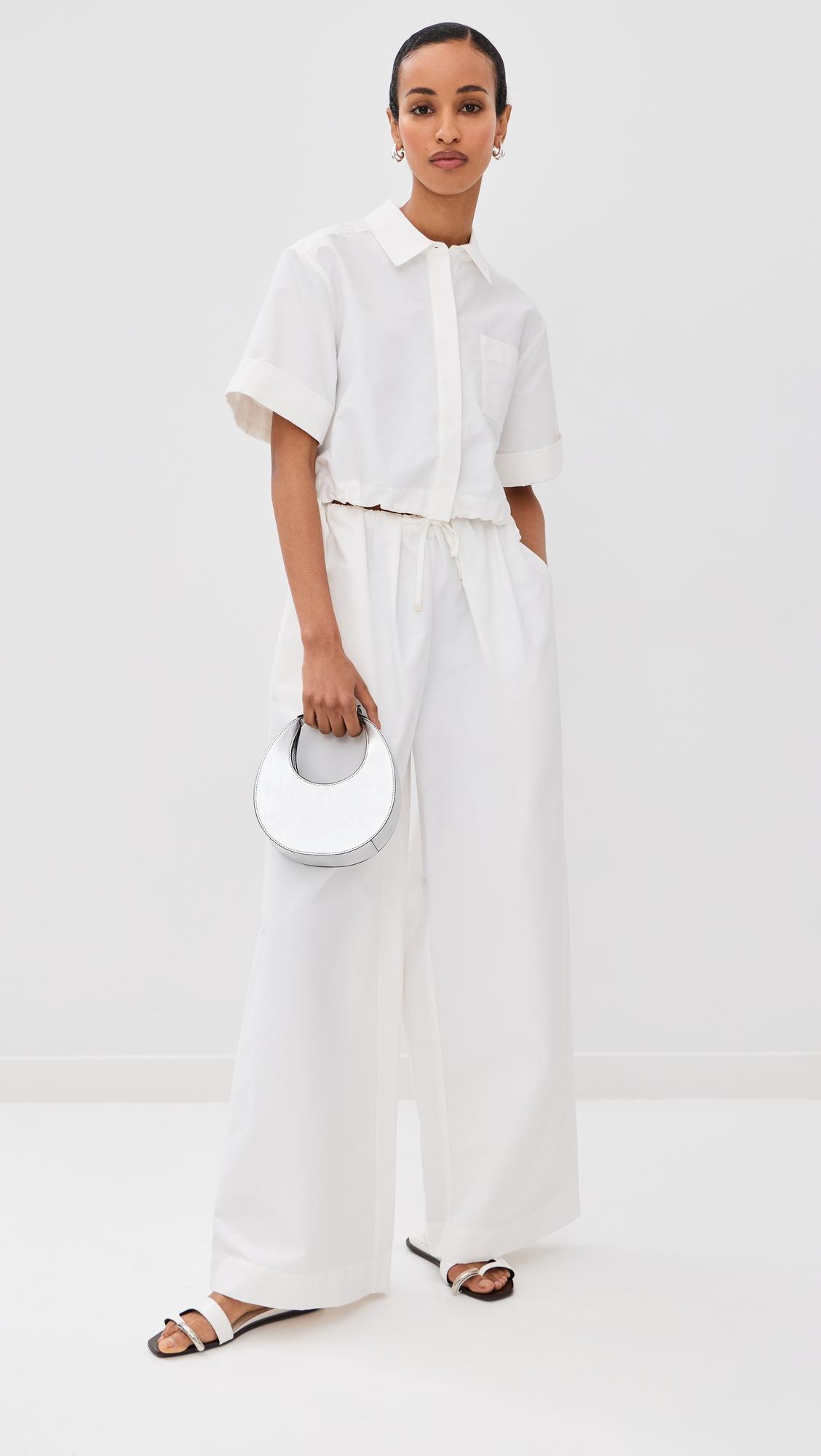 Rhea Cotton Wide Leg Pants by SIMKHAI