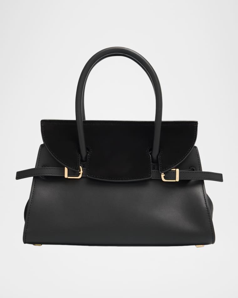 River Small Suede Flap Top-Handle Bag by SIMKHAI