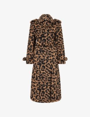 Rumi Belted Woven Coat by SIMKHAI