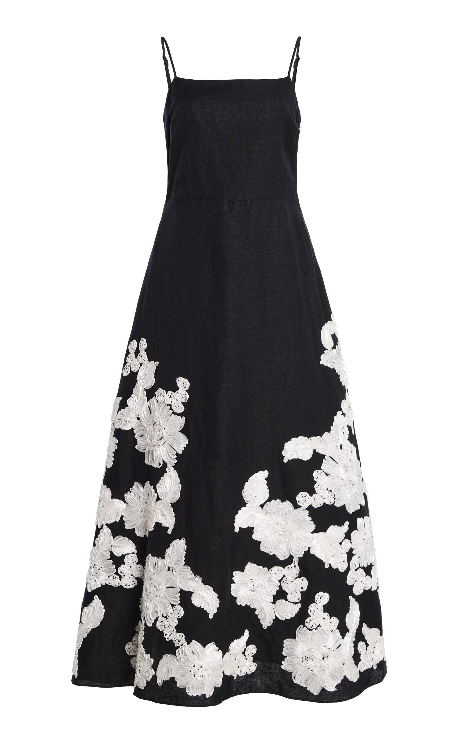 SIMKHAI Annabella Soutacheinen Midi Dress - Moda Operandi by SIMKHAI