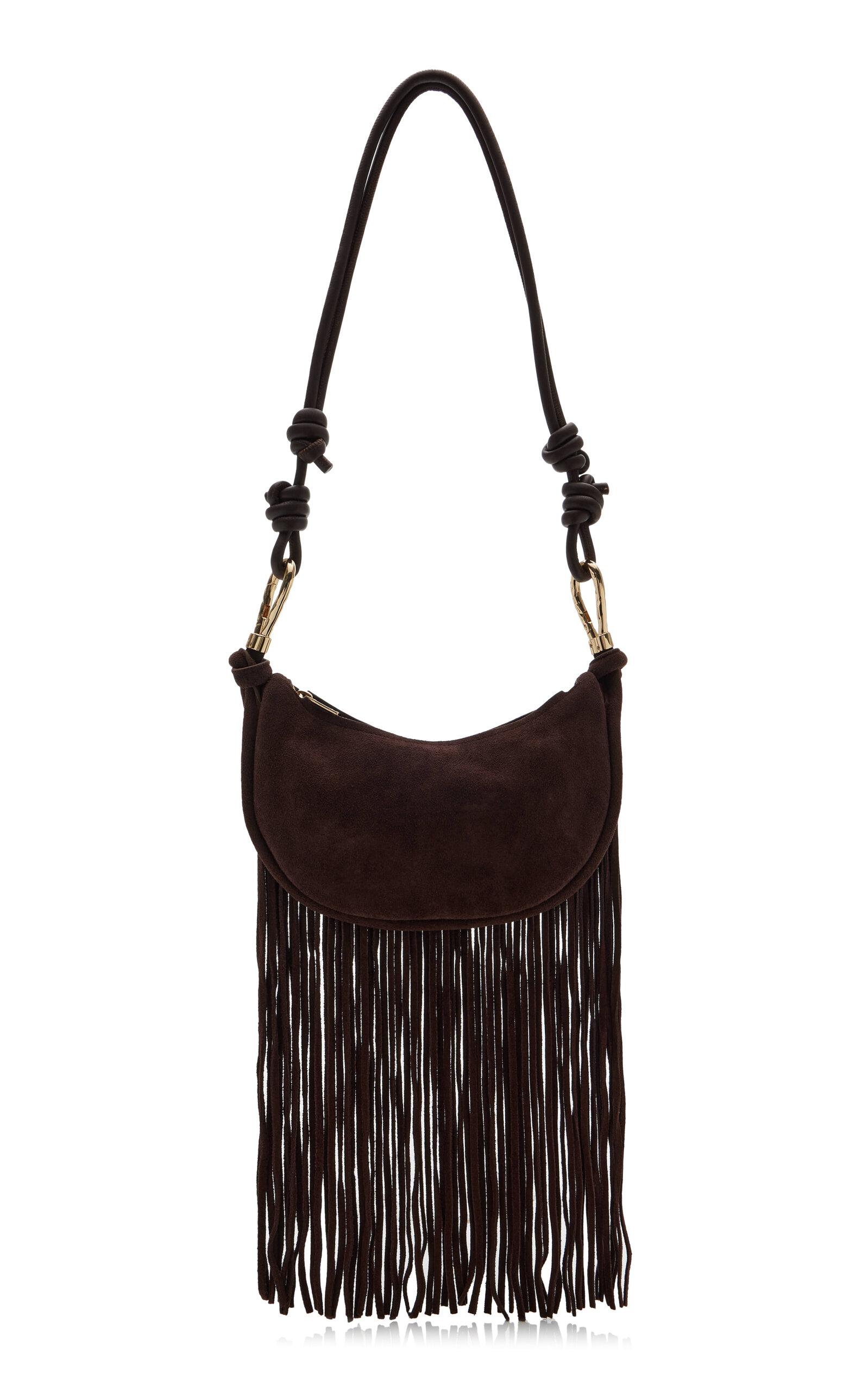 SIMKHAI Avery Fringed Suede Crossbody Bag - Moda Operandi by SIMKHAI