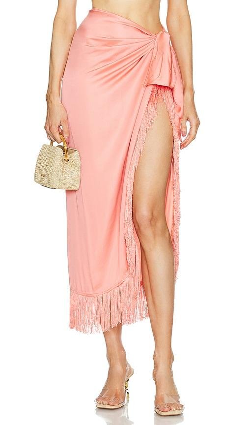 SIMKHAI Clemmy Sarong in Pink by SIMKHAI