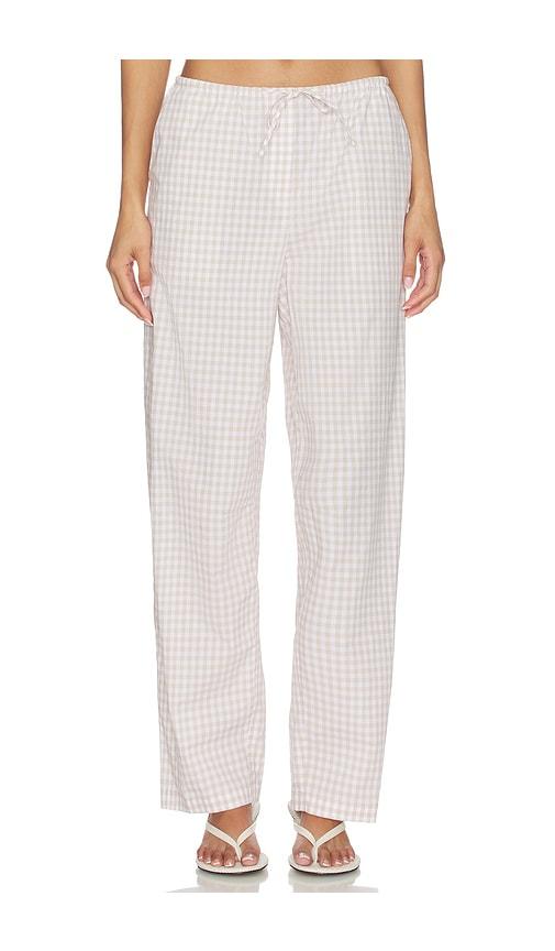SIMKHAI Drawstring Pant in Beige by SIMKHAI