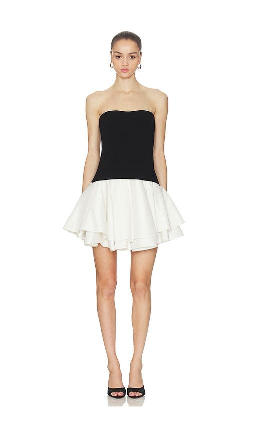 SIMKHAI Isabelle Strapless Mini Dress in Black by SIMKHAI
