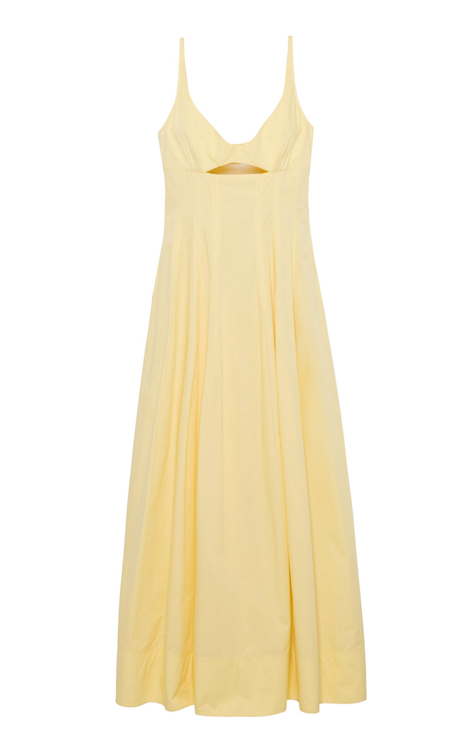 SIMKHAI Maddy Cotton-Blend Midi Dress - Moda Operandi by SIMKHAI