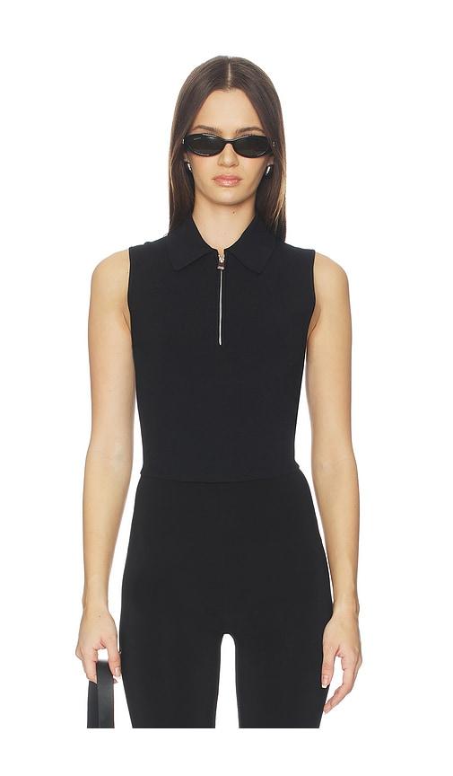 SIMKHAI Tatum Sleeveless Top in Black by SIMKHAI