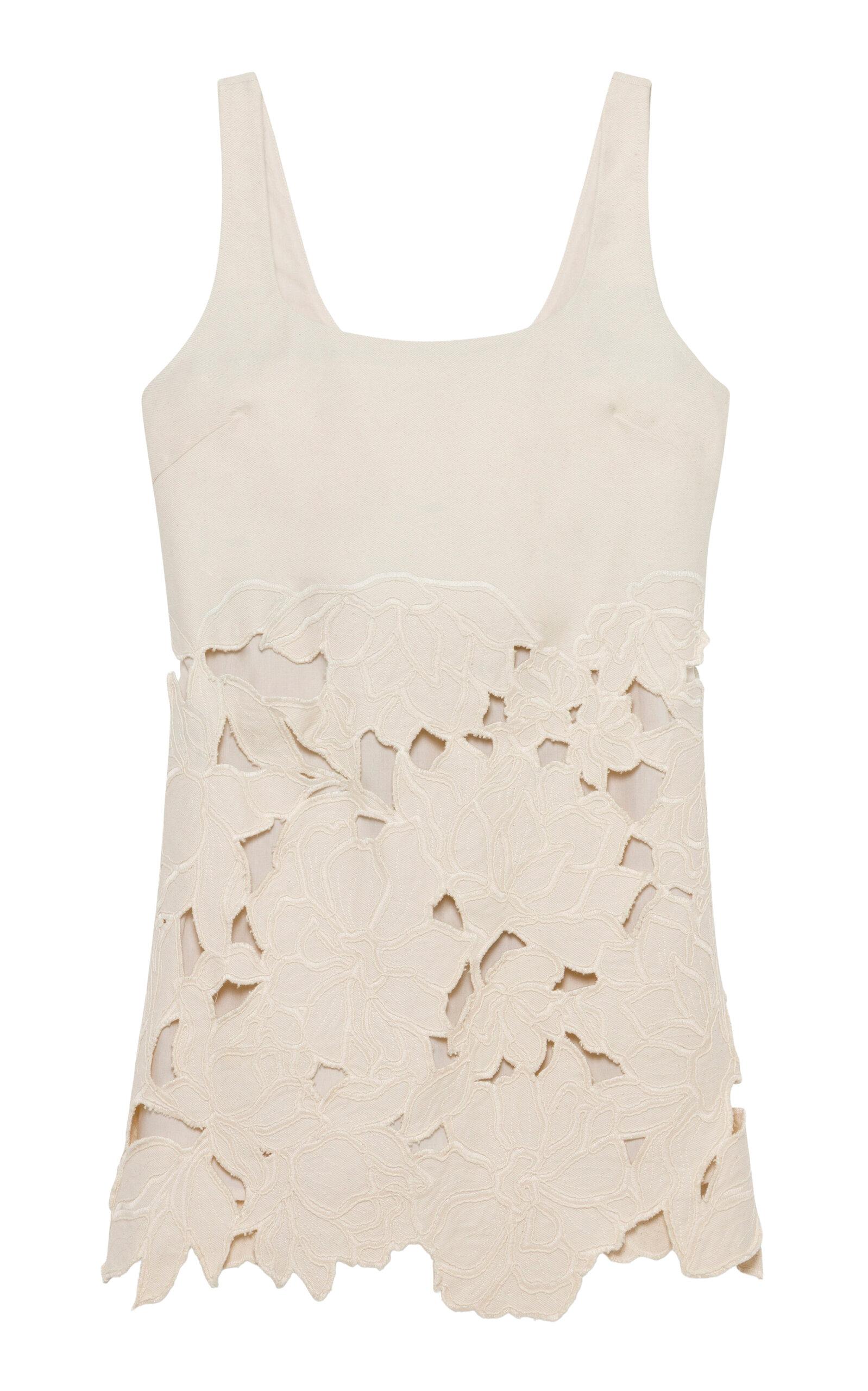 SIMKHAI Ziva Embroidered Cotton Mini Dress - Moda Operandi by SIMKHAI