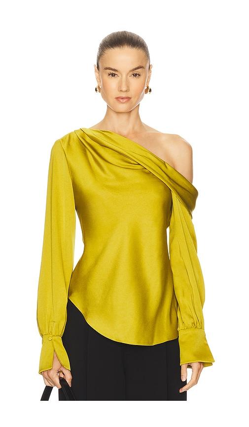 SIMKHAI x REVOLVE Alice One Shoulder Top in Yellow by SIMKHAI