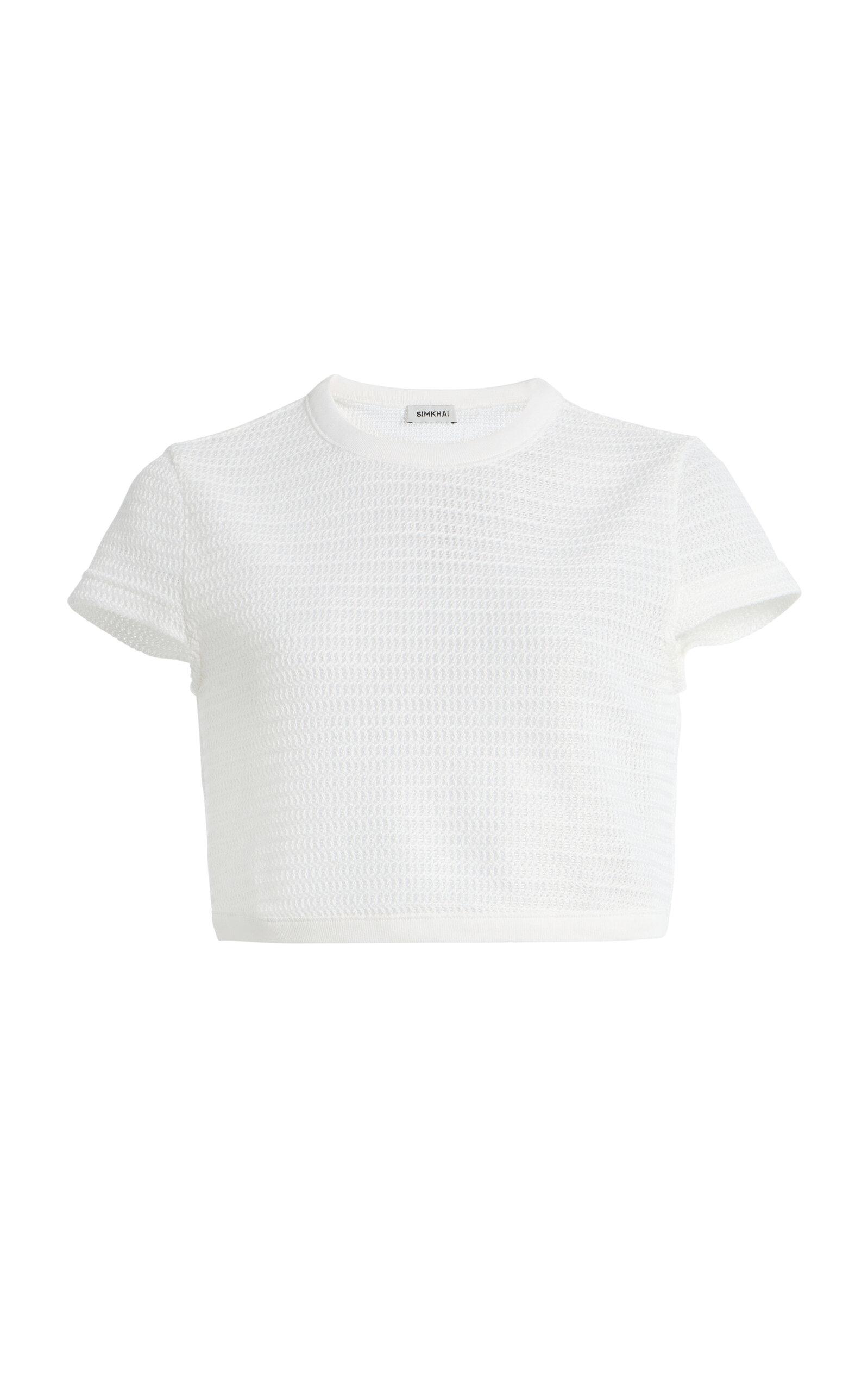 SIMKHAIidie Crocheted Crop Top - Moda Operandi by SIMKHAI