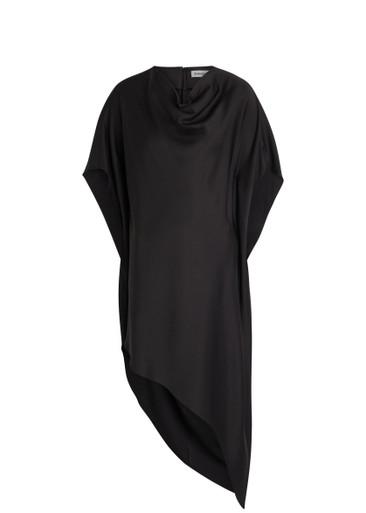 Sadia asymmetric satin mini dress by SIMKHAI