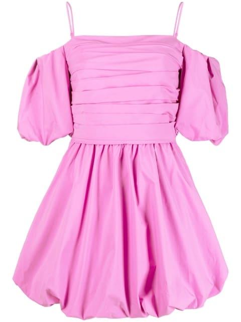 Sanam puff-sleeve mini dress by SIMKHAI