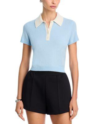 Sanders Cashmere Polo Tee by SIMKHAI