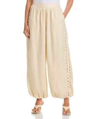 Selah Linen Lace Balloon Pants by SIMKHAI