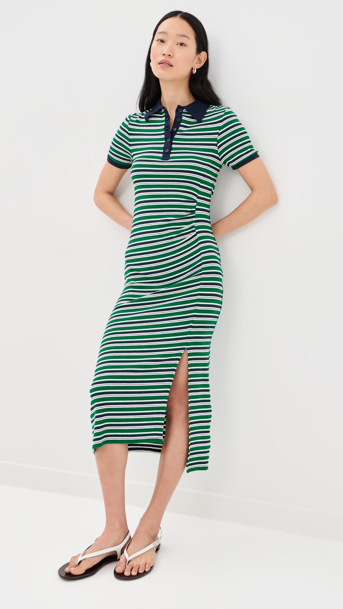 Shelby Knit Polo Midi Dress by SIMKHAI