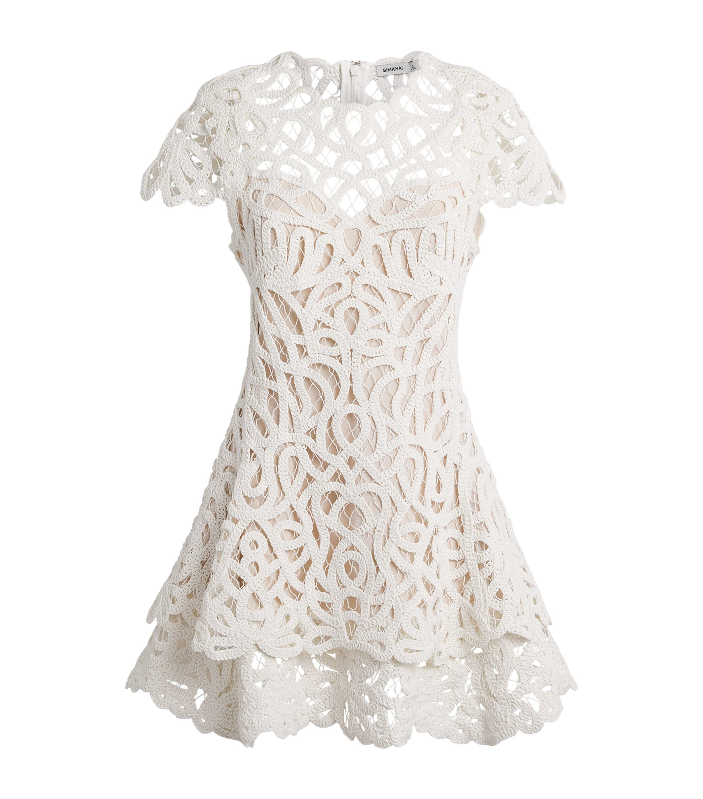 Simkhai Lace Lina Mini Dress by SIMKHAI