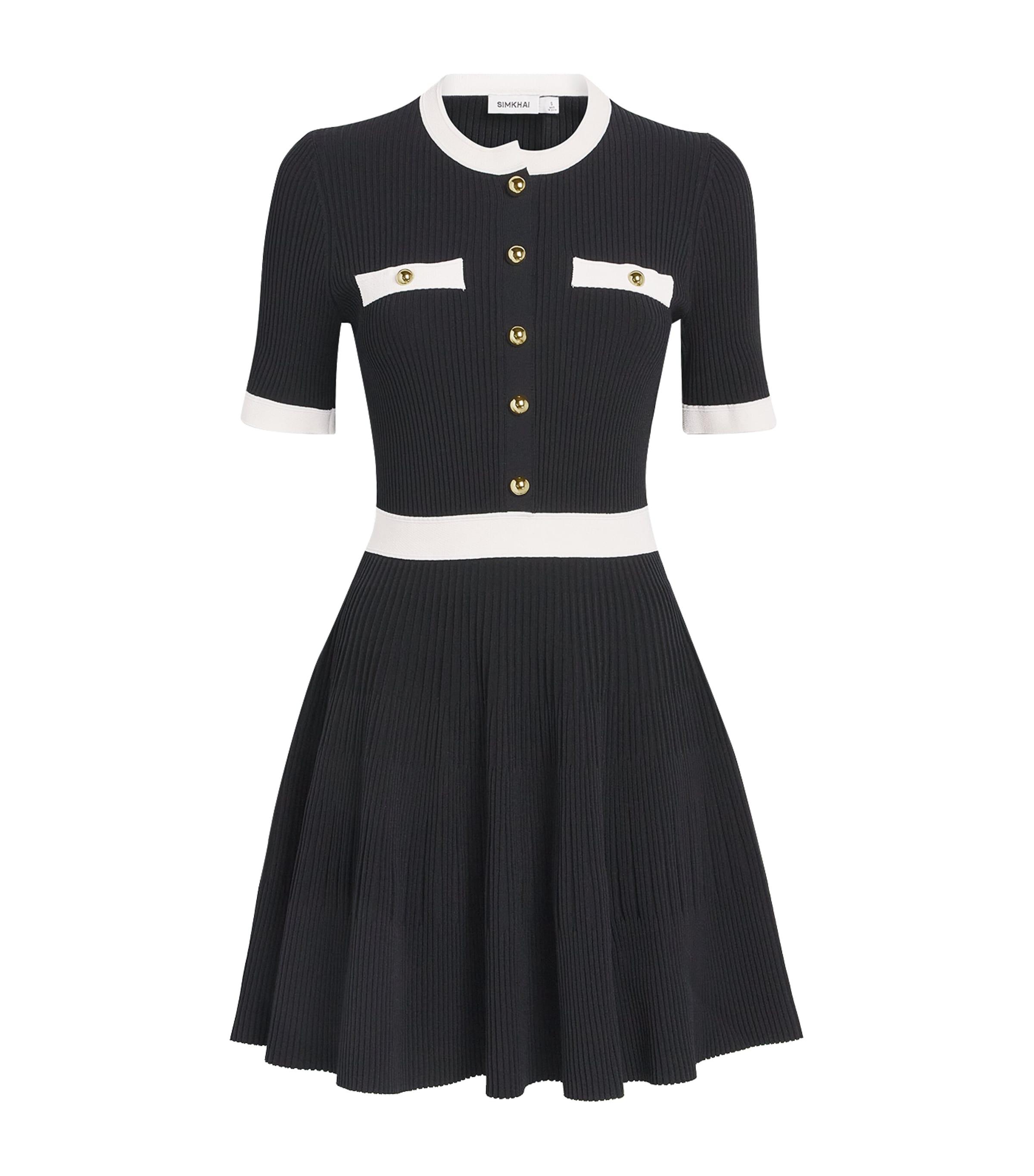 Simkhai Ribbed Astoria Mini Dress by SIMKHAI