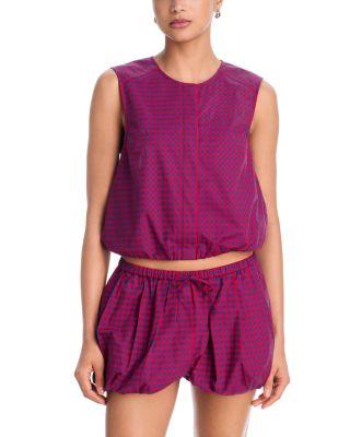 Sleeveless Button Down Top by SIMKHAI