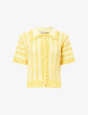 Stanton Crochet Camp Shirt by SIMKHAI