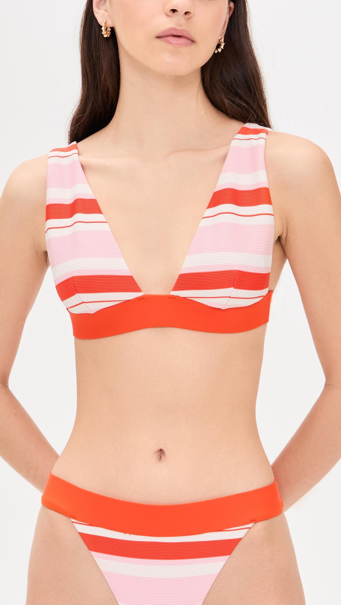 Tillie Triangle Bikini Top by SIMKHAI