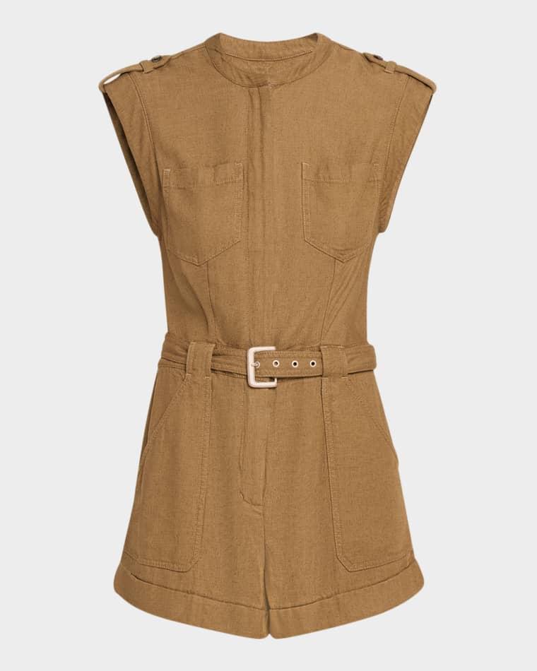 Tinka Belted Romper by SIMKHAI