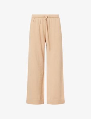 Travel Drawstring Cotton And Cashmere Trousers by SIMKHAI