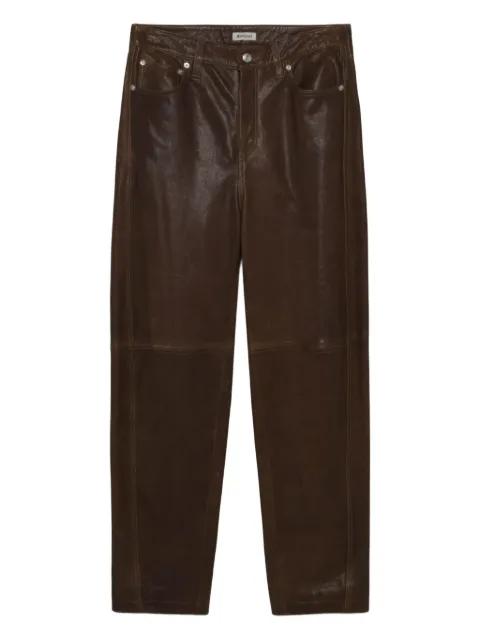 Waldon leather panel trousers by SIMKHAI