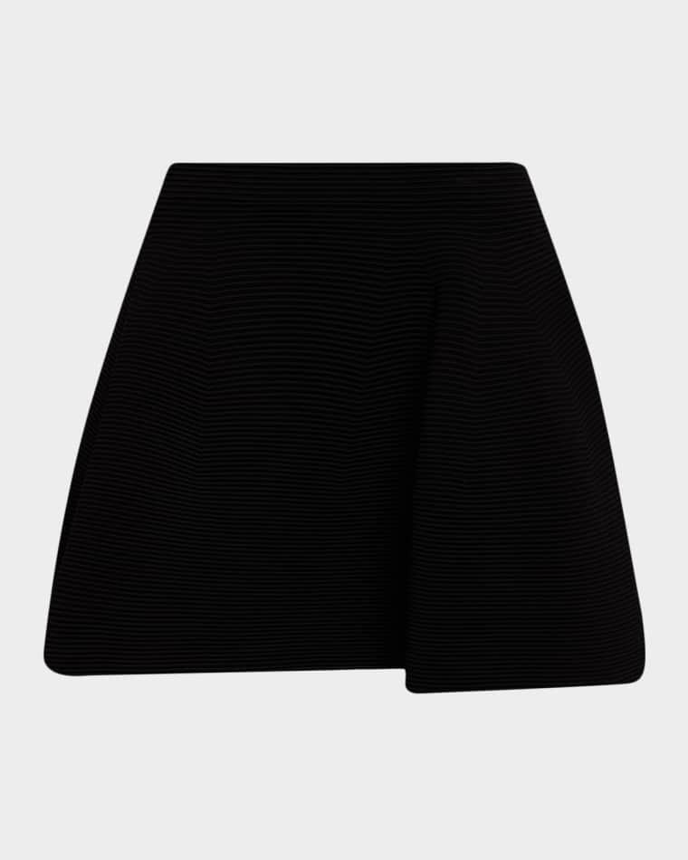 Wilder Ottoman Knit Mini Skirt by SIMKHAI