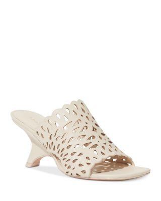 Women's Shadow Laser Cut Mules by SIMKHAI