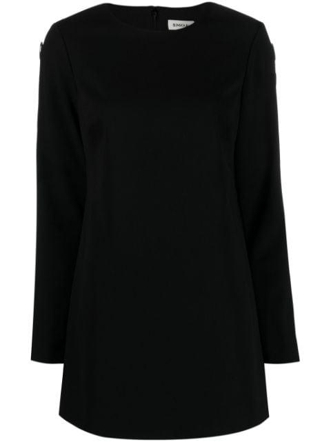 appliqué-detail long-sleeve minidress by SIMKHAI