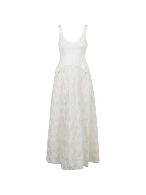 corset-style midi dress by SIMKHAI