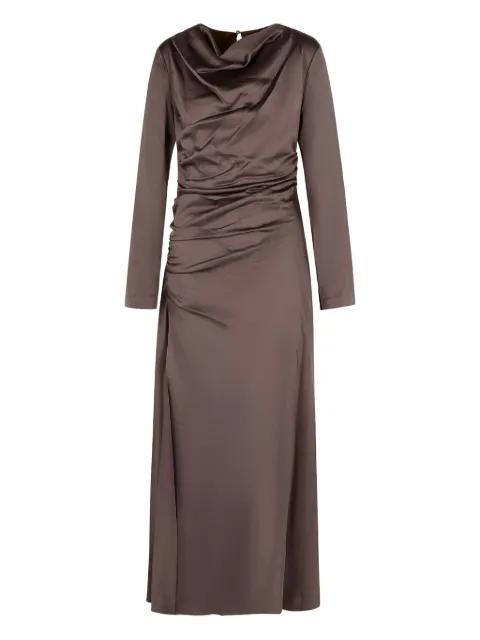 cowl-neck draped dress by SIMKHAI