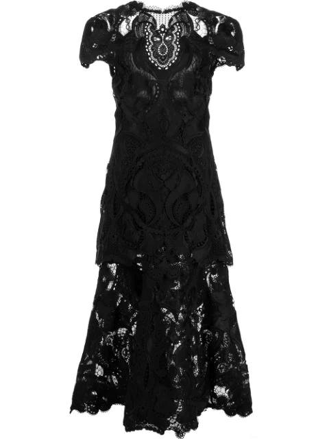 cut out-detail midi dress by SIMKHAI