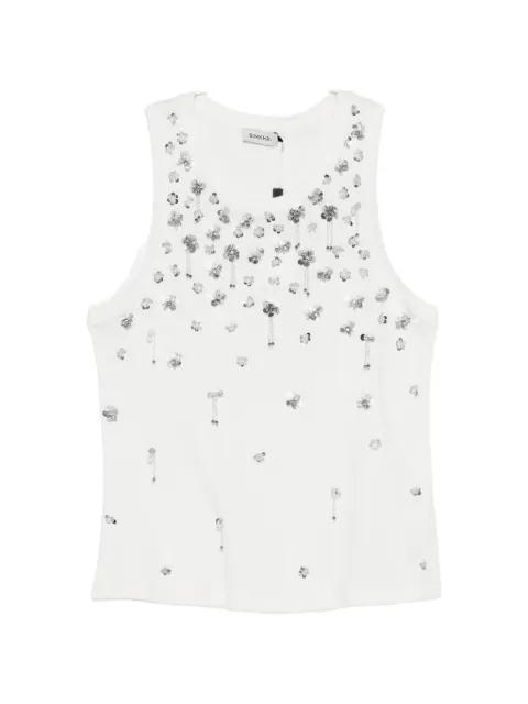 embellishment tank top by SIMKHAI