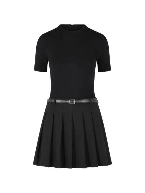 mini ribbed pleated dress by SIMKHAI